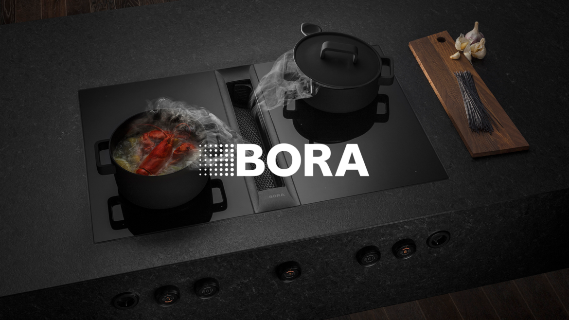 BORA Professional 3.0 schwarze Kochfeldabsaugung Farbe all black